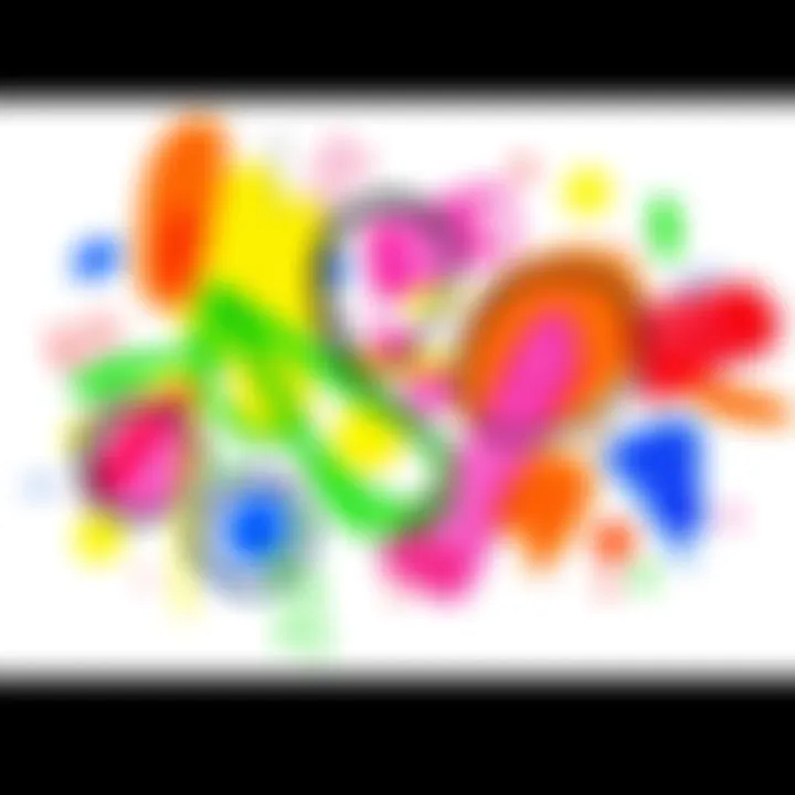 ChatGPT Generated Artwork A colorful drawing resembling a child's art, showing abstract shapes and simple forms, highlighting mixed reactions from people online.