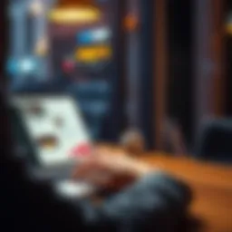 A person using a laptop to manage their workout and newsletter with ChatGPT assistance