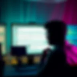 A representation of ChatGPT engaging in a debate with a person. The scene shows a computer screen displaying ChatGPT's text responses, while a person looks thoughtfully at the screen, engaged in the d...