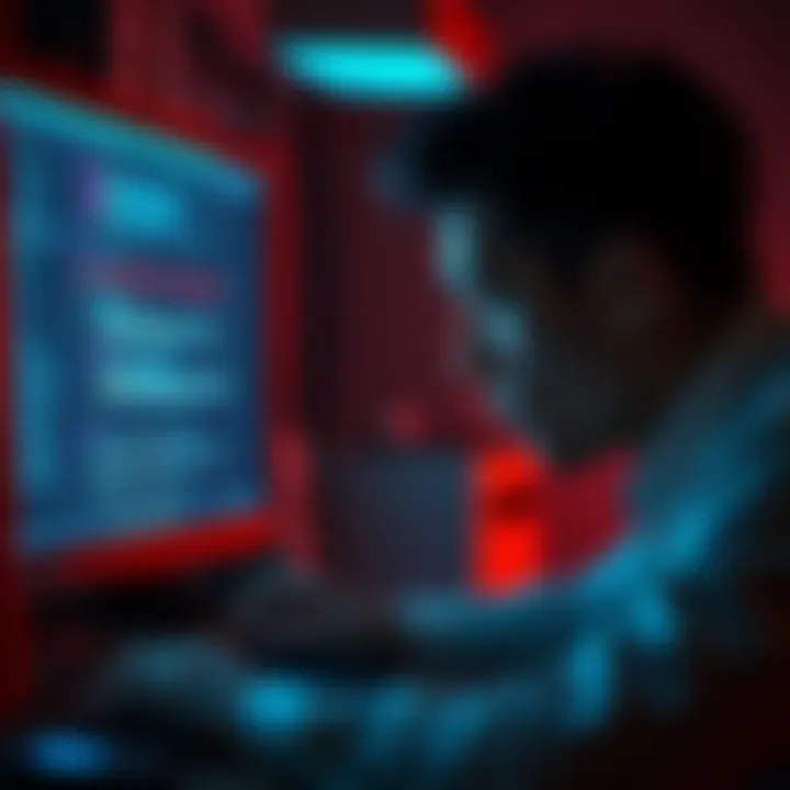 A frustrated person looking at a computer screen showing error messages related to ChatGPT 5.4 Pro Extended not passing the hand test