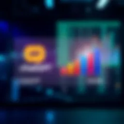 A graphic showing ChatGPT and Gemini logos with a bar chart indicating high retention rates in AI.