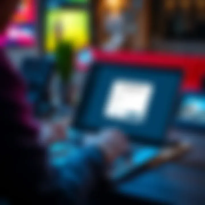 A person using ChatGPT on a laptop with an image input option displayed on the screen, showcasing the new feature in action.