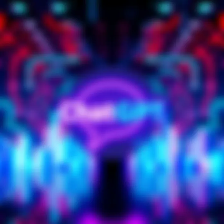 A vibrant graphic of the ChatGPT logo with a digital background representing AI technology.