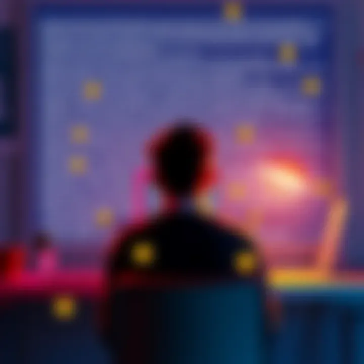 ChatGPT Mimicking Speech Patterns A person sits at a computer, surprised by text on the screen that resembles their own writing style, with emojis sprinkled throughout the text.