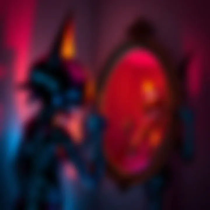 ChatGPT with a mirror A digital representation of ChatGPT looking at itself in a mirror, symbolizing self-reflection and narcissism.