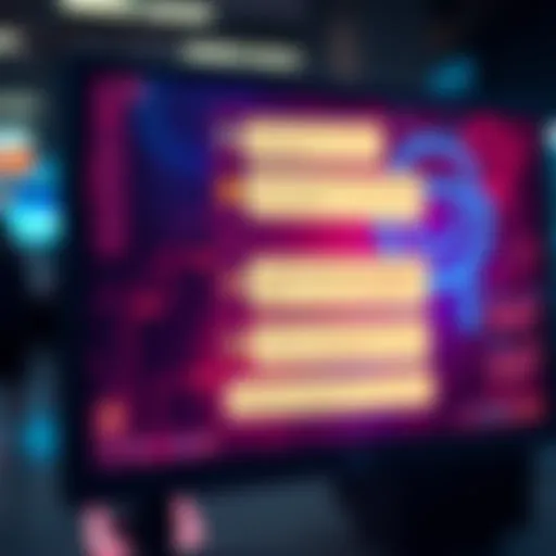 A visual representation of five chat prompts on a digital screen, showcasing ways to improve engagement with AI tools.