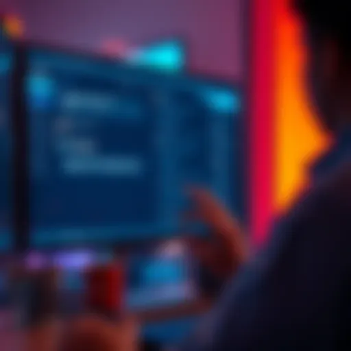 A person interacting with a computer displaying ChatGPT's critical response.