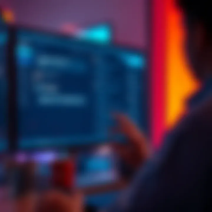 A person interacting with a computer displaying ChatGPT's critical response.
