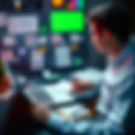 A person using ChatGPT on a laptop, surrounded by workflow tools and notes, illustrating improved efficiency with AI.