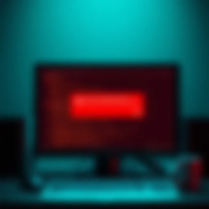 Graphic showing a computer screen displaying an error message about ZIP files not being read correctly