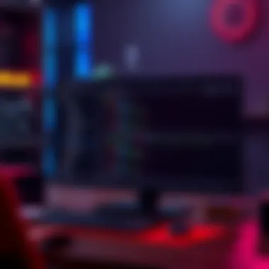 A tutorial scene showing a Godot development interface with Node2D and enum variable examples on the screen, illustrating how to check variables between nodes.