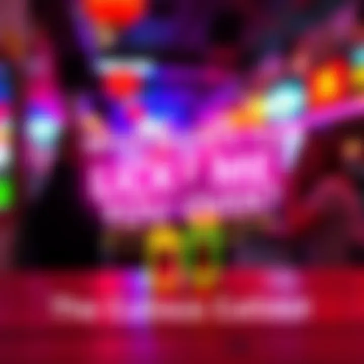 A playful graphic featuring vibrant colors and text asking who wants to join in for light-hearted fun. The background is lively, sparking curiosity and engagement.