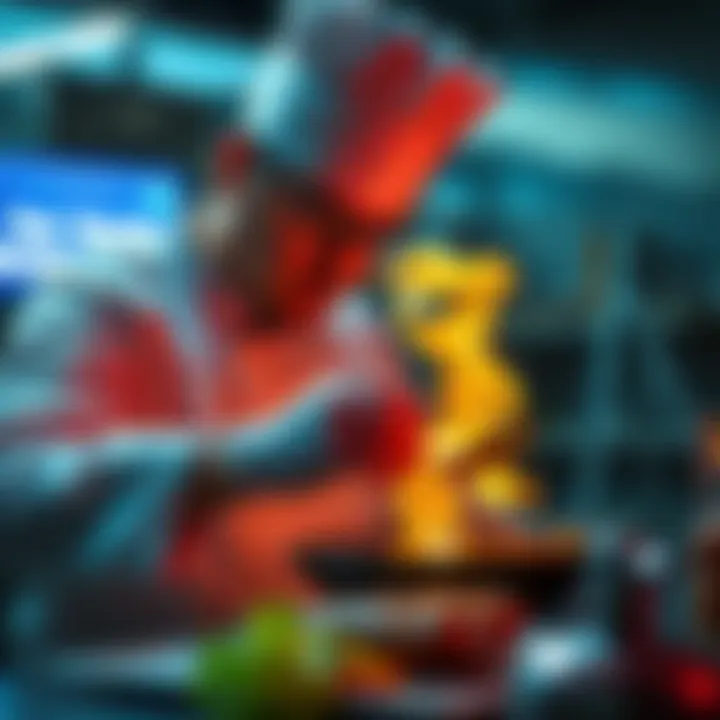 A chef prepares a meal with the help of SteakGPT cooking technology, showcasing modern culinary practices.