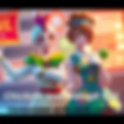Chicken Girl and Salad Girl New Looks Chicken Girl with a fresh hairstyle and vibrant outfit alongside Salad Girl in a colorful dress, both smiling and posing confidently