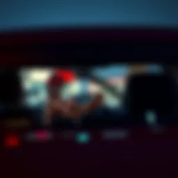 A Chick-fil-A drive-thru with a human staff member assisting a customer in a car, emphasizing personal interaction over technology.
