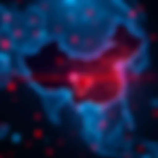 Map of China showing a broken connection to the global internet with digital symbols