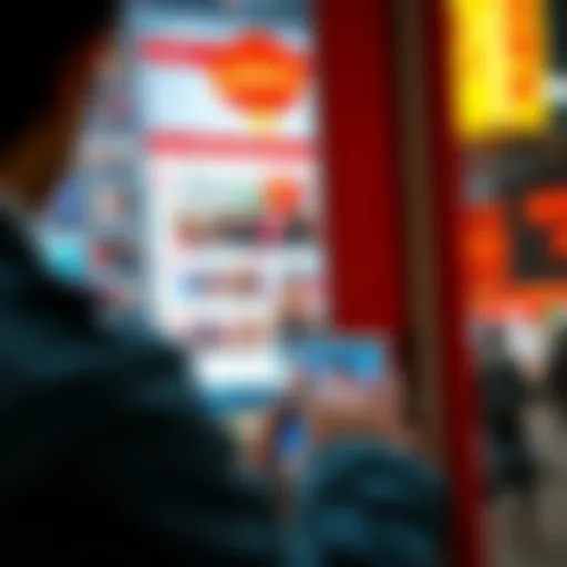 A person scrolling through a social media feed displaying content related to positive energy and government initiatives, reflecting the changing online narrative in China.