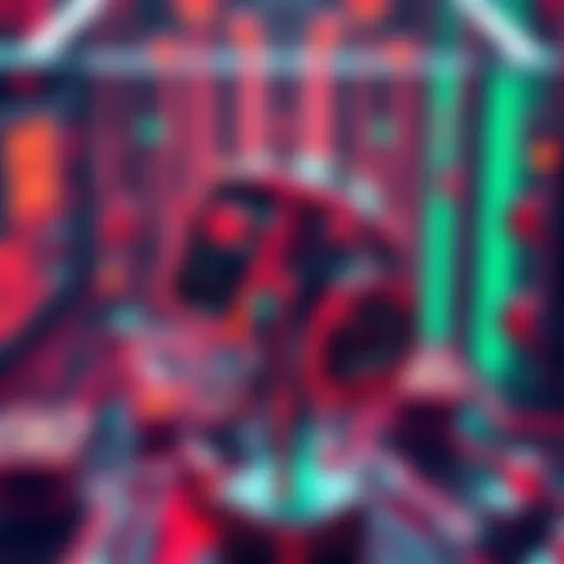 A visual representation of Chinese AI labs focused on creating powerful AI models with trillions of parameters, showcasing advanced technology and data in a collaborative setting.