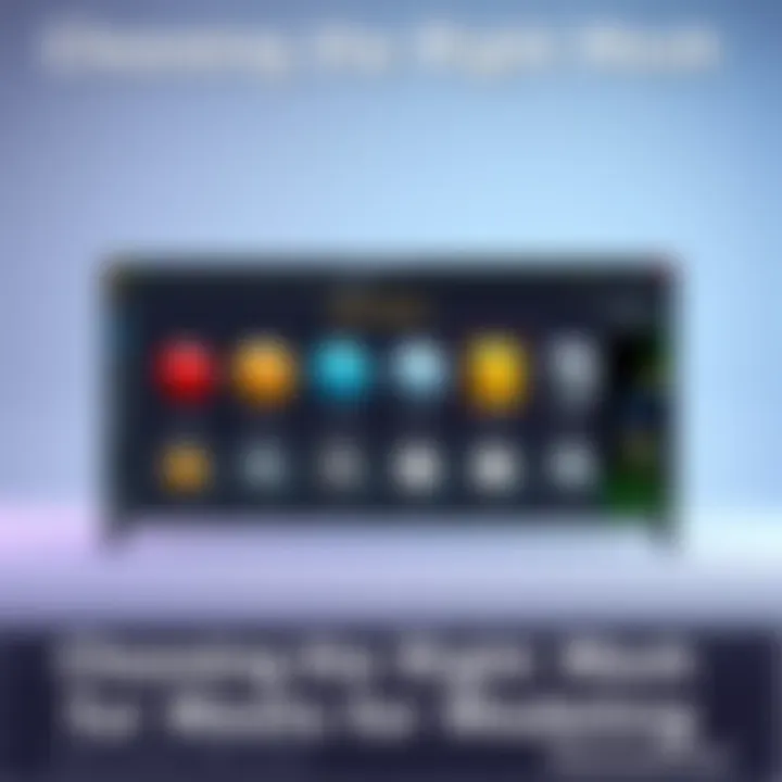 A Blender interface showing various mesh options with UV spheres and cylinders highlighted, illustrating the selection process for modeling objects.