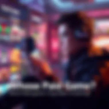 A person browsing a list of paid games on a gaming platform, contemplating their next purchase after finishing free games.