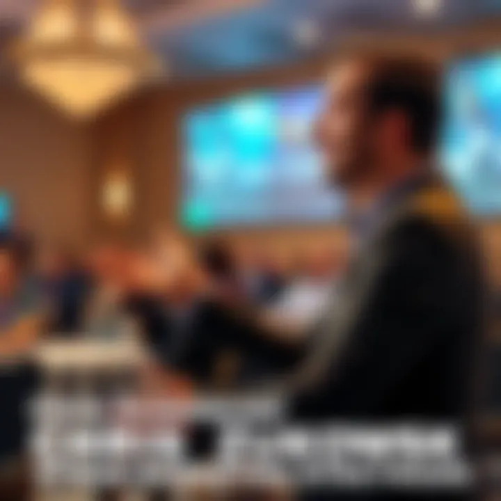 Chris Zukowski presenting steam marketing strategies at a conference