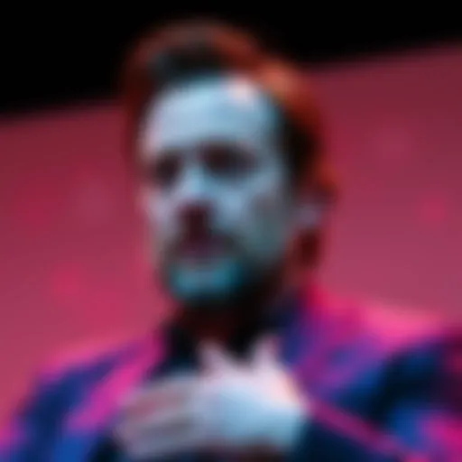 Filmmaker Christopher Nolan discussing the impact of artificial intelligence on movies during a panel