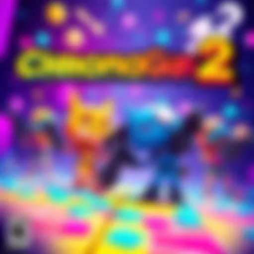 ChromaGun 2 Game Cover ChromaGun 2: Dye Hard cover showing colorful characters and vibrant puzzle elements