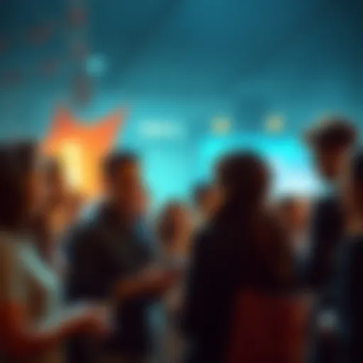 A group of diverse people engaged in conversation, illustrating the social effects of Circulus in modern life.