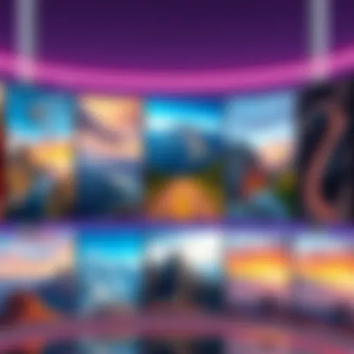 A display showing various vertical images created with CivitAI, highlighting different resolutions and details, with a focus on their compatibility with Anima.