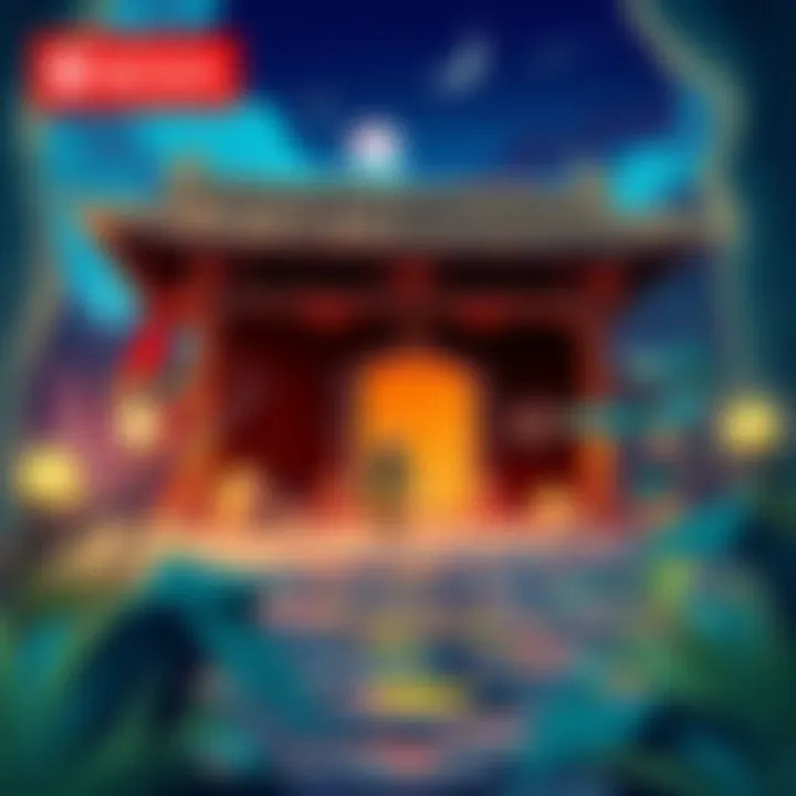 A nostalgic scene from The Book of Legends featuring a hero character in a fantasy setting with vibrant colors.
