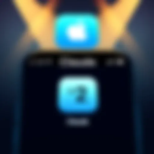 Illustration showing Claude app logo and Apple's App Store interface with the No. 2 rank highlighted, symbolizing its rise after Pentagon rejection.