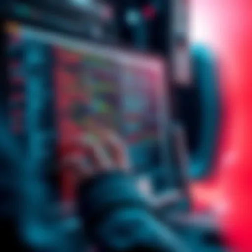 A person using a command line interface to interact with applications and navigate UI with Claude Code tools.