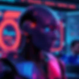 A representation of Claude, an AI, terminating a negative conversation on a screen, symbolizing AI welfare and ethics in communication.