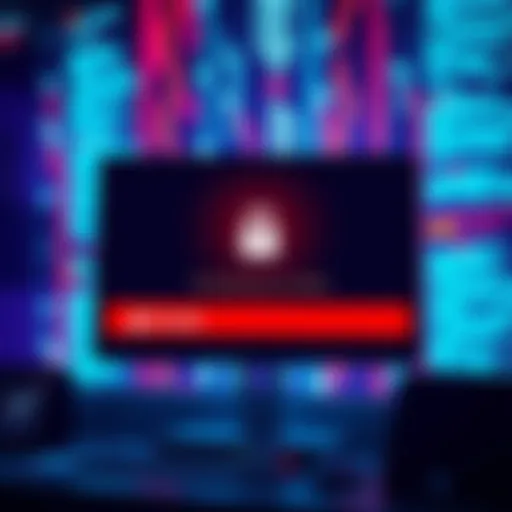 A notification on a computer screen indicating that Claude has been hacked, with a warning sign and broken lock symbol.