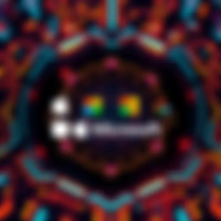 A graphic featuring the logos of Anthropic, Apple, Microsoft, and Google with a digital security theme, symbolizing their collaboration on cybersecurity projects.