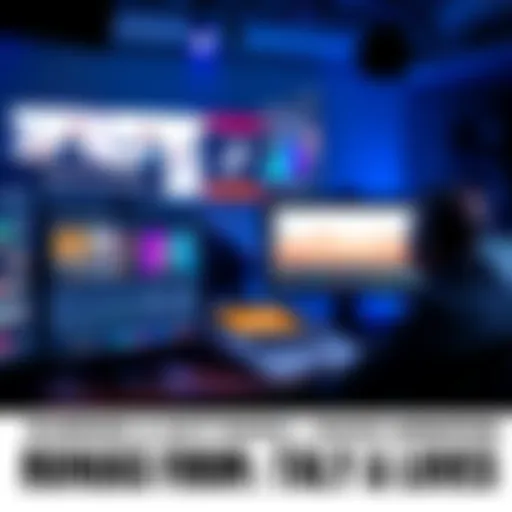 A digital interface displaying music and talk segments managed by Claude for a 24/7 radio station.