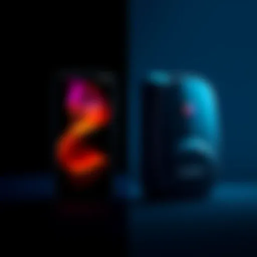 A side-by-side comparison of Claude Sonnet 5, showing its sleek design but lack of smart features, next to Opus 4.8, which looks more advanced and techy, highlighting their differences in cost and int...