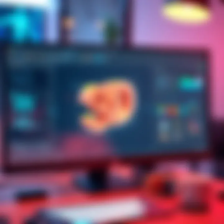 A clear 3D model on a computer screen with visual tools open, showcasing troubleshooting options for clarity issues.