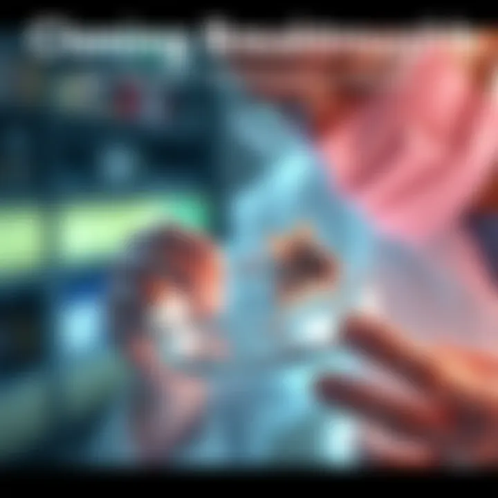 A lab technician examines a cloned mouse in a petri dish, showcasing the genetic research on cloning.