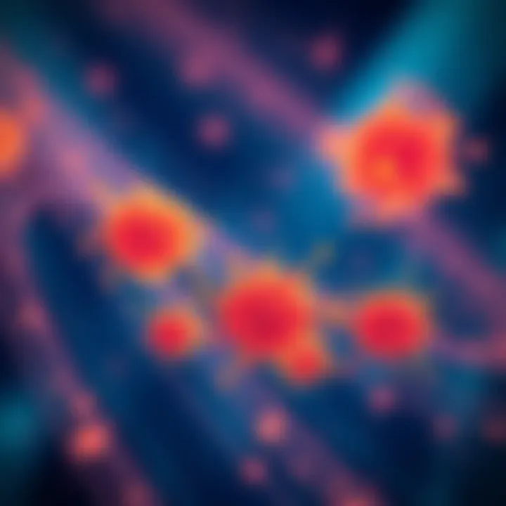 A graphic showing different clusters of data points with some clustered tightly and others spread out, representing skewed data distributions.