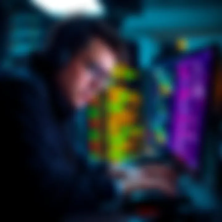 A programmer troubleshooting a font error in a coding environment, focusing on the 'font_main' variable issue in a coding program.