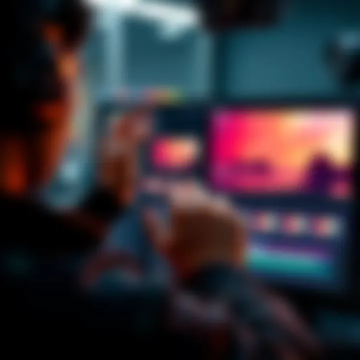 An editor adjusting color settings on a linear EXR footage in DaVinci Resolve interface, highlighting color transforms before grading.