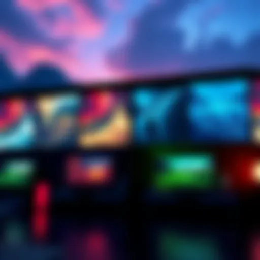 A display of different color grading styles for a video game, showcasing vibrant and subtle palettes, hinting at player experience changes.