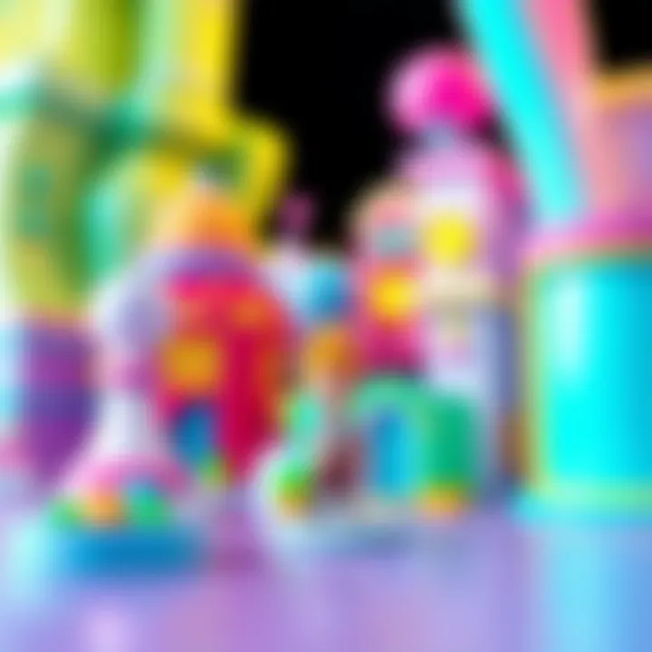 A vibrant 3D model showing stylized buildings and a character for a new game project