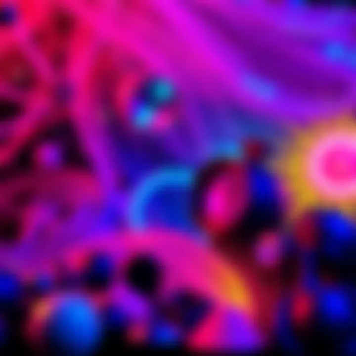 A collection of vibrant Fx references showcasing various creative effects used by artists