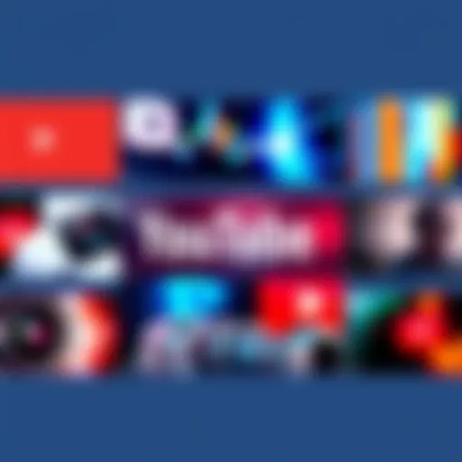 Various attractive YouTube thumbnails showcasing different designs and styles that grab attention.