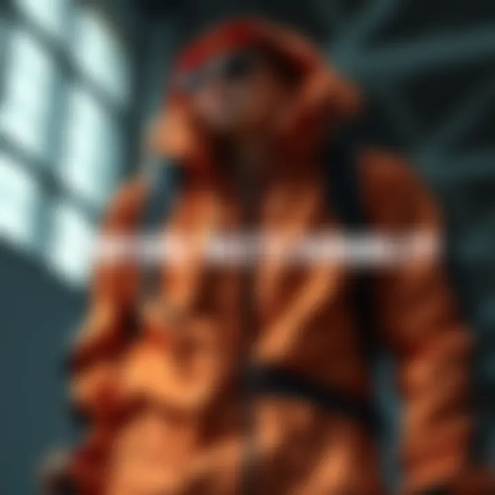 Comfort Meets Durability A stylish outfit combining soft fabric and tough materials, showcasing the balance between comfort and strength in modern fashion.