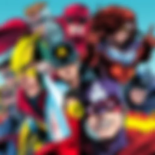 A collage showing trademarked and public domain characters in comic book style, highlighting their differences.