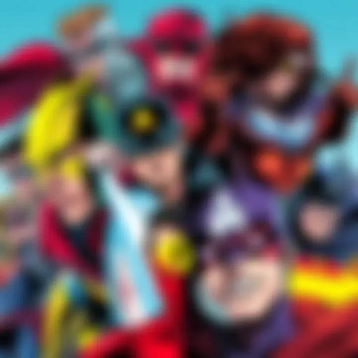 A collage showing trademarked and public domain characters in comic book style, highlighting their differences.