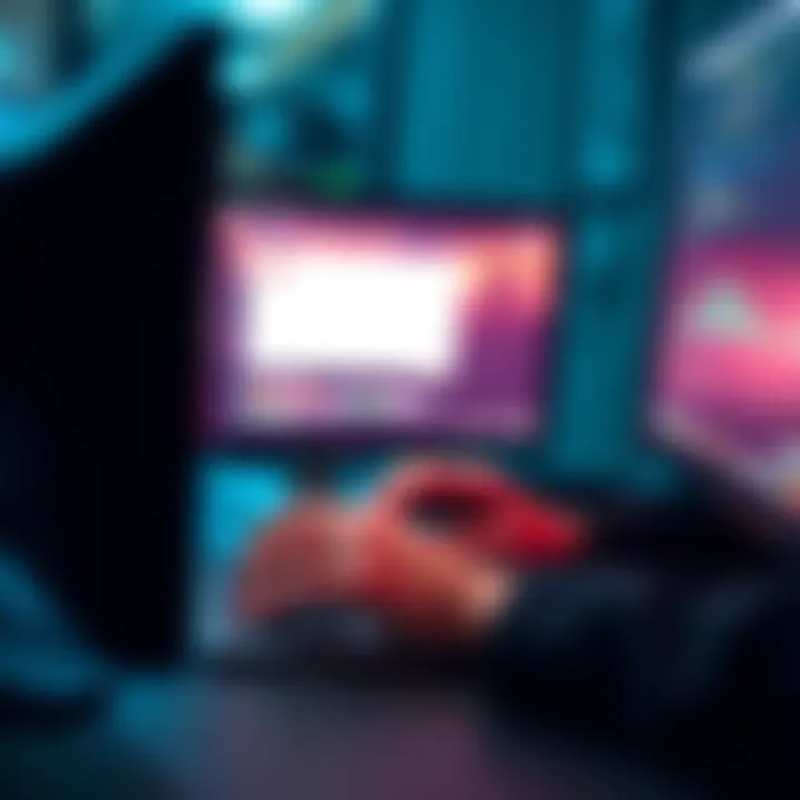 A person focused on a computer screen, typing a comment to organize their thoughts and enhance memory recall